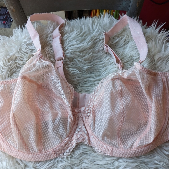 Elomi Intimates & Sleepwear Nwot Elomi Pink Lace Full Figure Bra